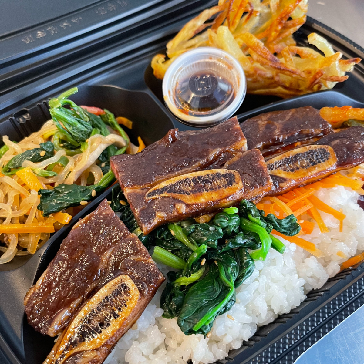 <過去販売商品>週替わり弁当 ハワイアンコリアンプレート