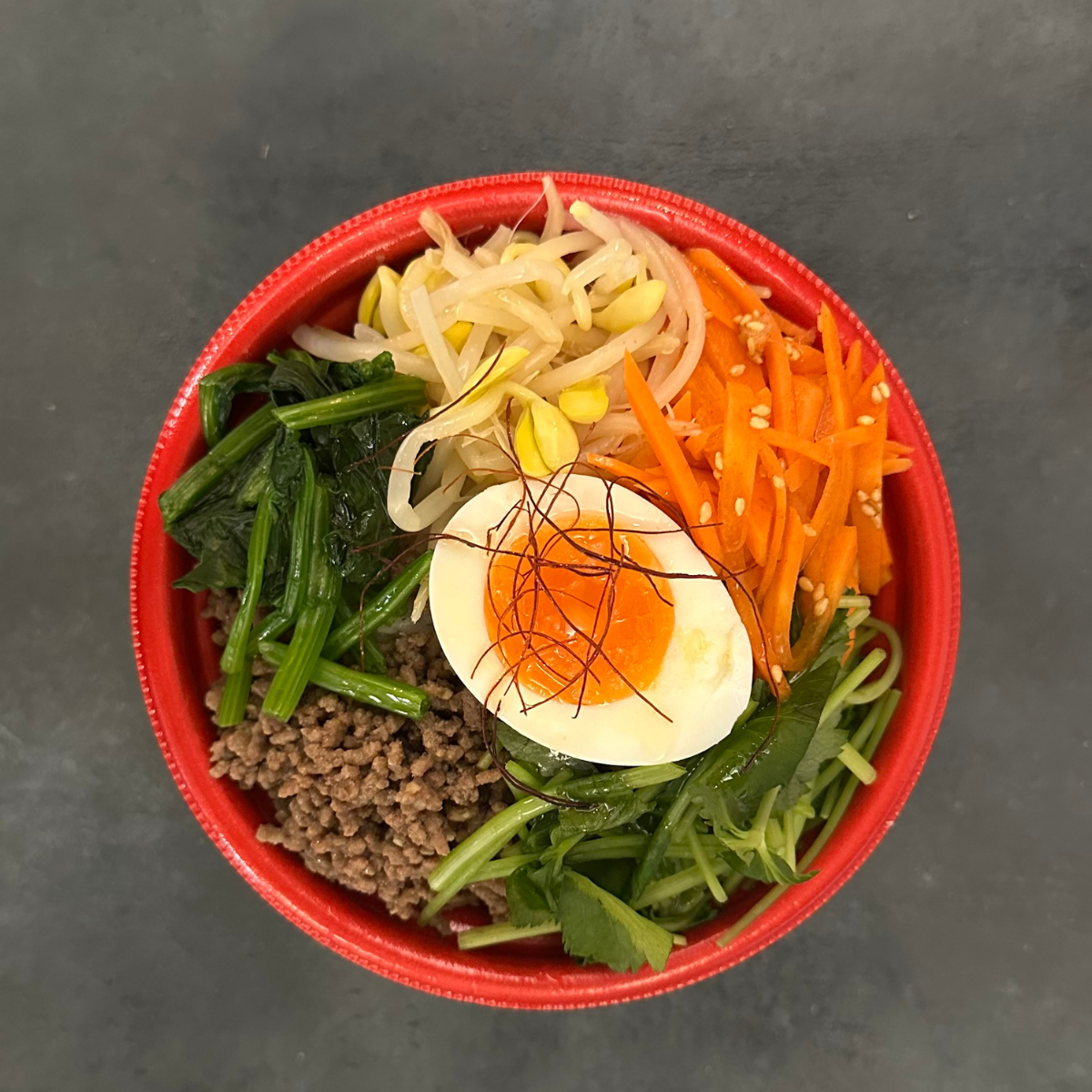 <過去販売商品>週替わり弁当 三関せりナムルのビピンパ