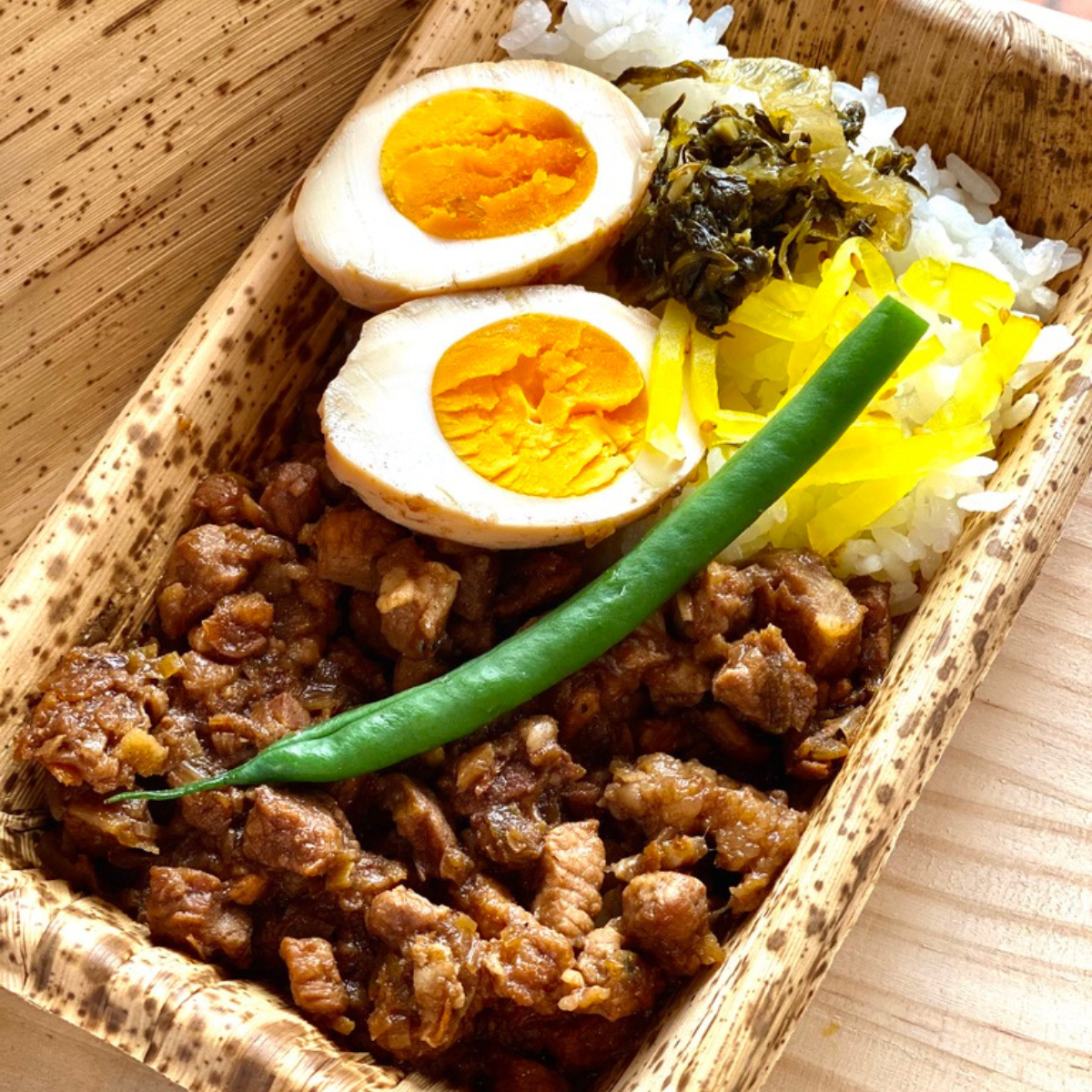 <過去販売商品>週替わり弁当 ルーローハン(魯肉飯)